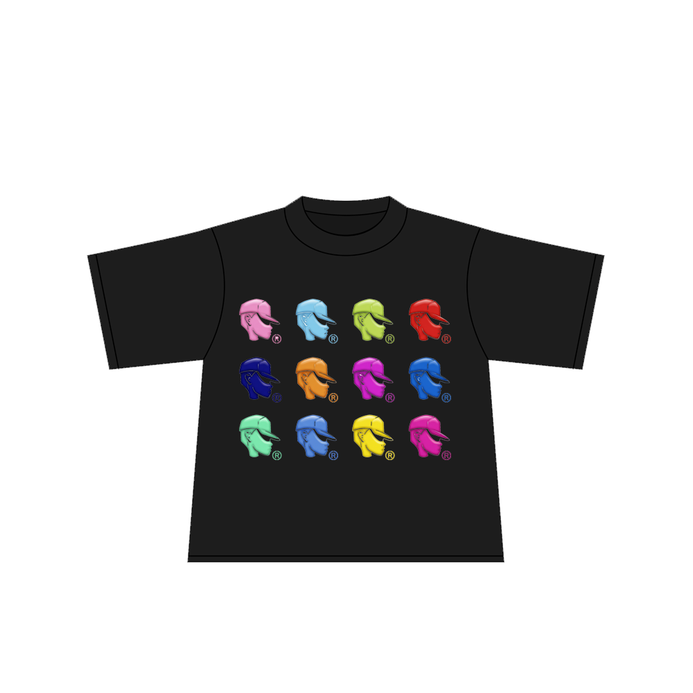 TEE BLACK - HEADLOGO