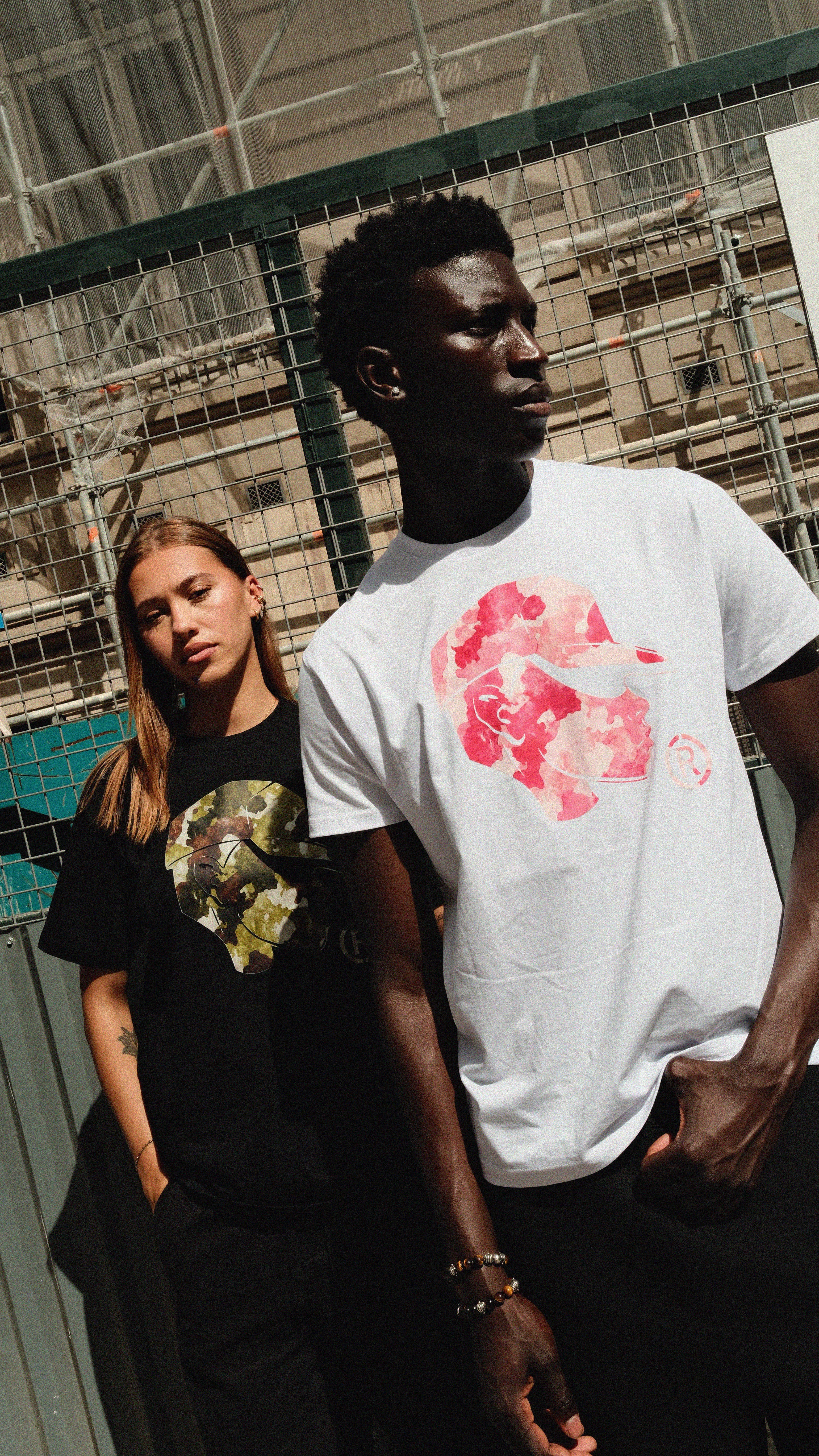 TEE BLACK - CAMO