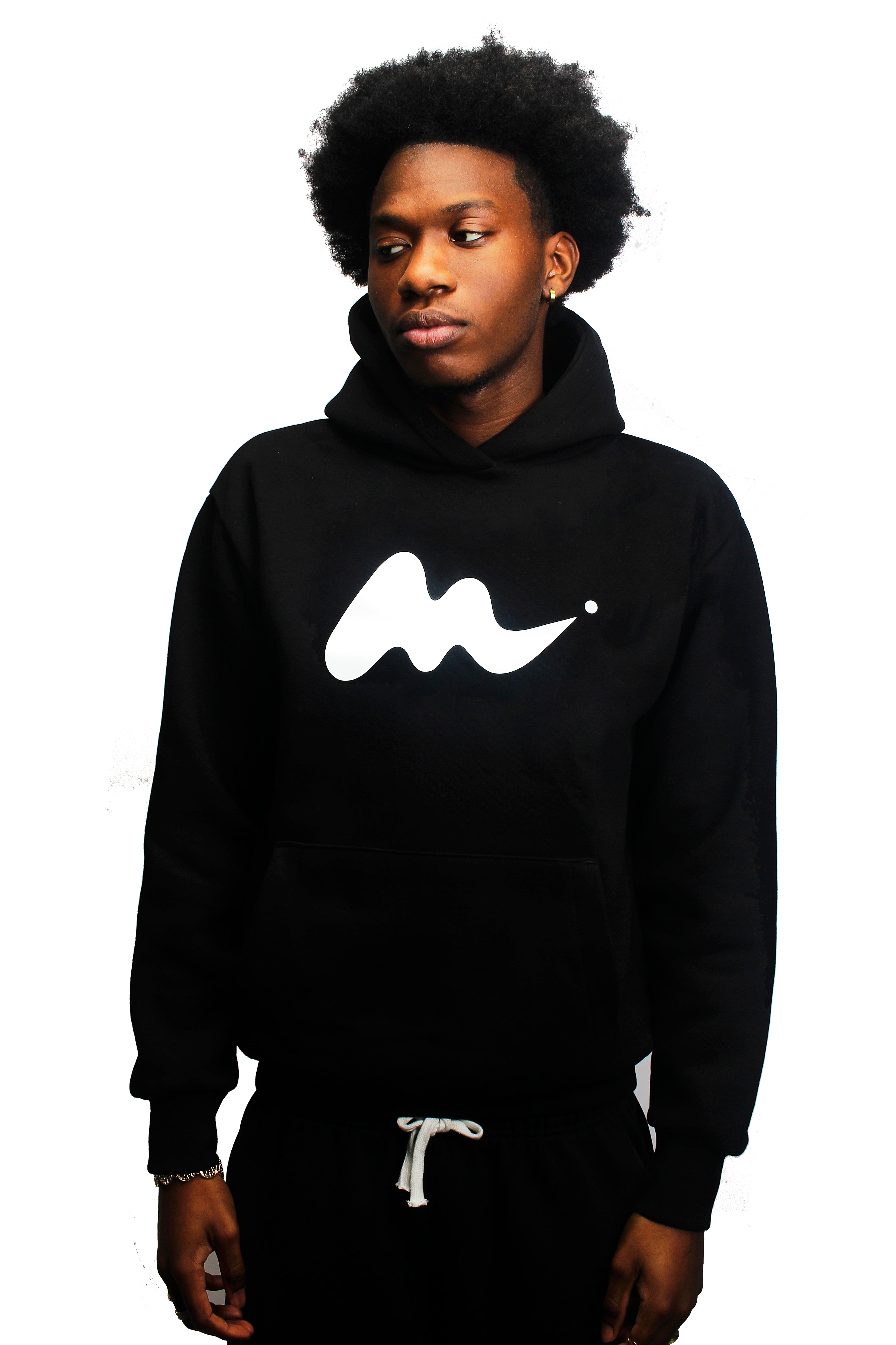 Hoodie Wavy - White