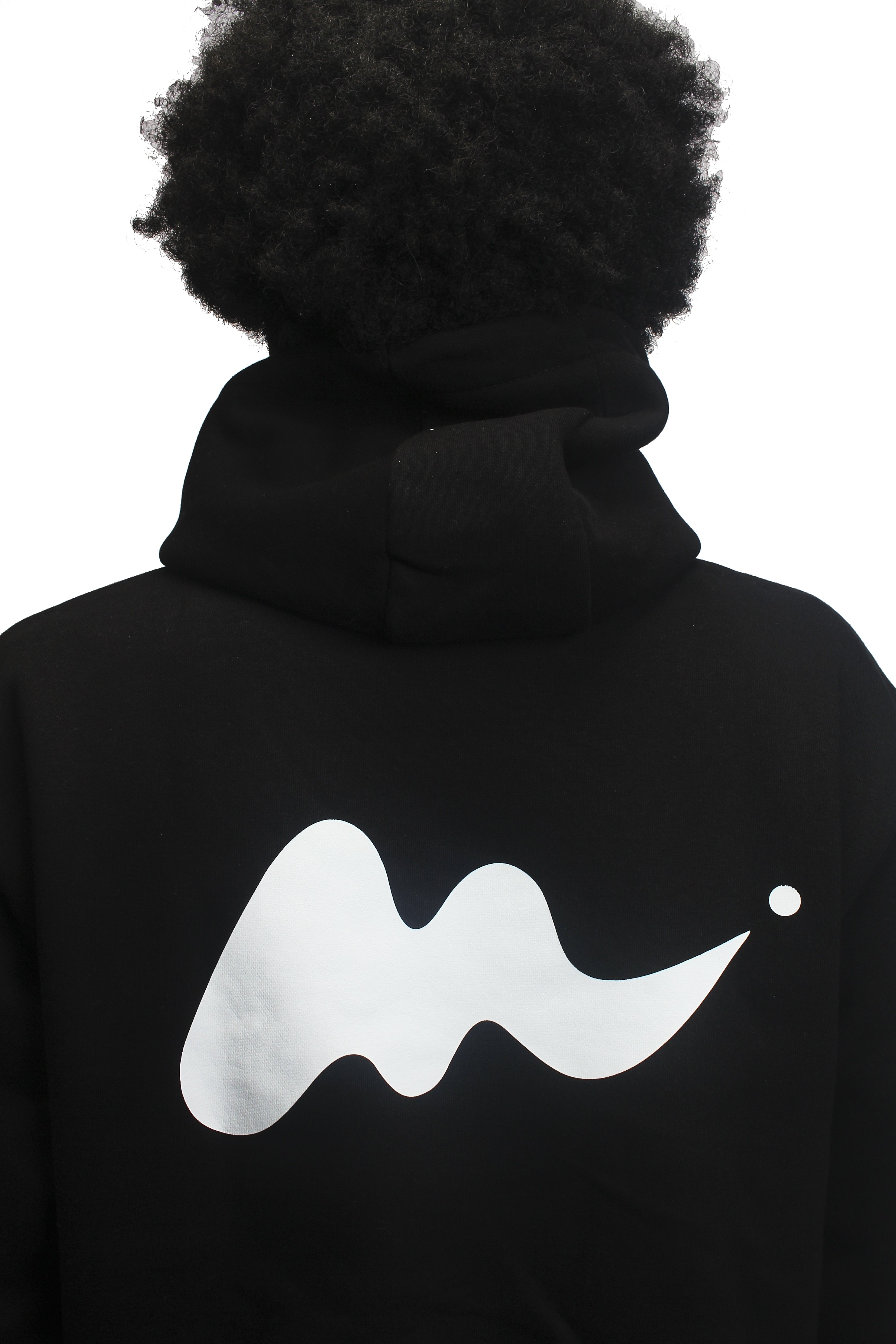 Hoodie Wavy - White