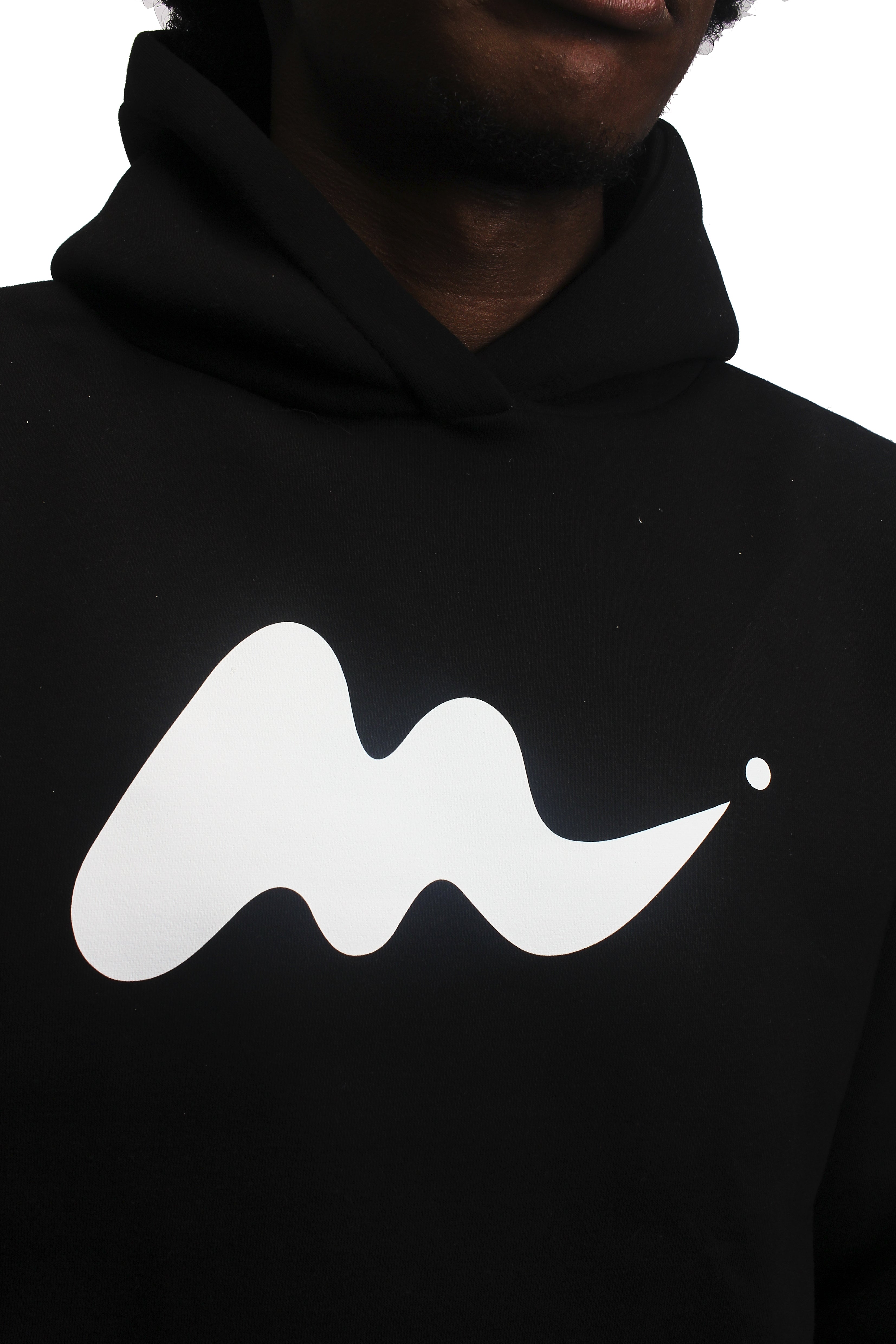 Hoodie Wavy - White